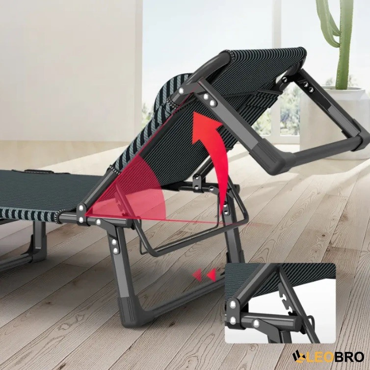 Раскладная кровать раскладушка с подушкой LEOBRO (FB-S02-PP) Киев - изображение 3