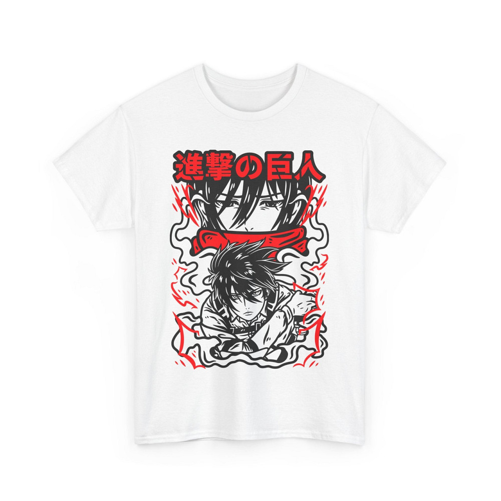 Футболка аниме Атака титанов оверсайз (S/M/L) Черний AnimeJ0554 Днепр - изображение 6