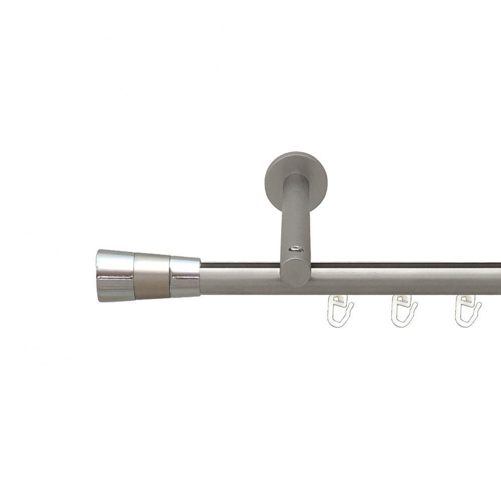 Карниз Orvit Валео V2 металевий однорядний циліндр на профіль (16 см) профільна труба  Сатин 19 мм 160 см (00-00015090) Львів - фото 1