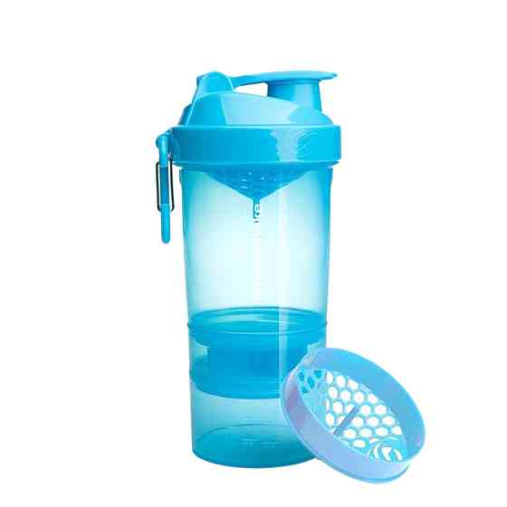 Шейкер спортивний SmartShake Original2GO 600ml Neon Blue Каменское