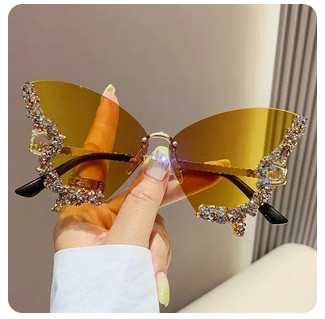 Очки солнцезащитные желтые Бабочка Avatar Киев - изображение 1