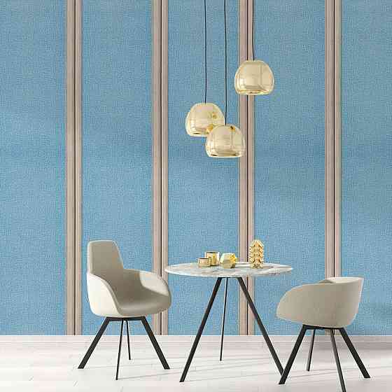 Самоклеящиеся обои голубые с белым Киев