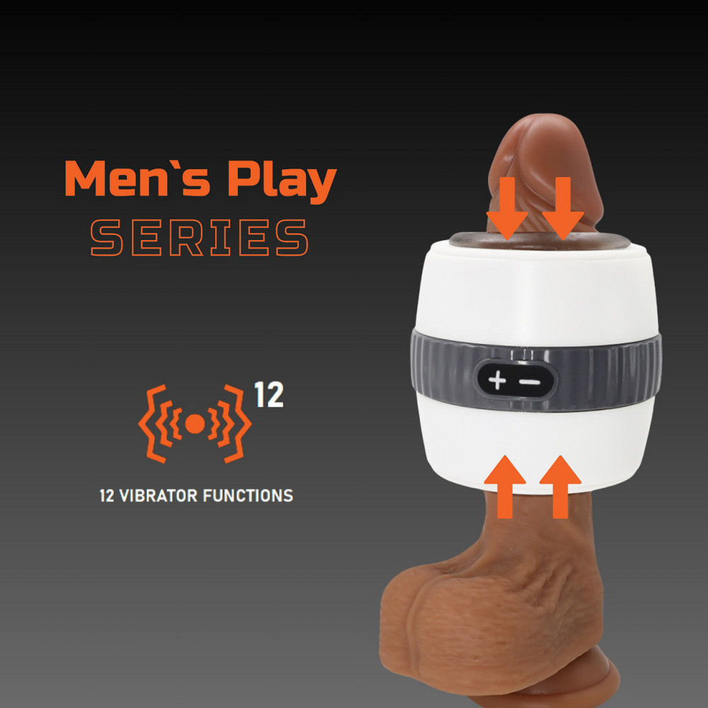 Мастурбатор - Erospace Men’s Play Vibrating Male Masturbator B3 Sex Aura Київ - фото 4
