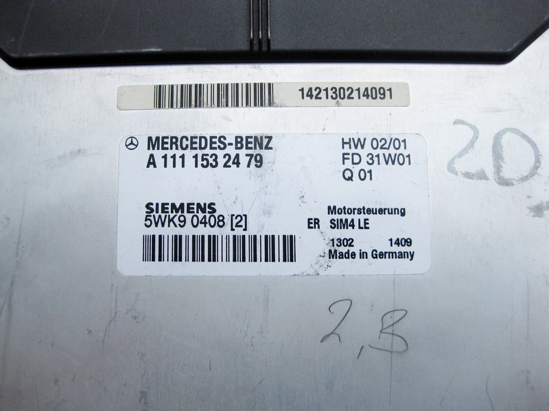 Mercedes-Benz  A1111532479 Блок керування двигуном M111 R4 2.3 Kompressor CL203 Sportcoupe Одеса - фото 3