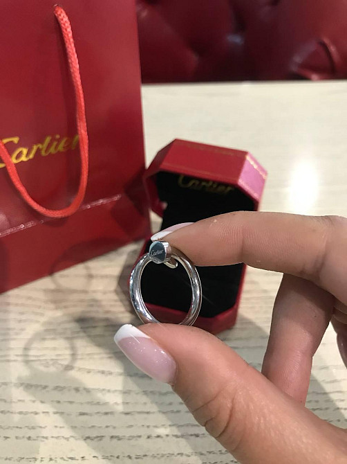 Cartier кольцо Гвоздь посеребрение  / Картье Гвоздь кольцо Одесса - изображение 2