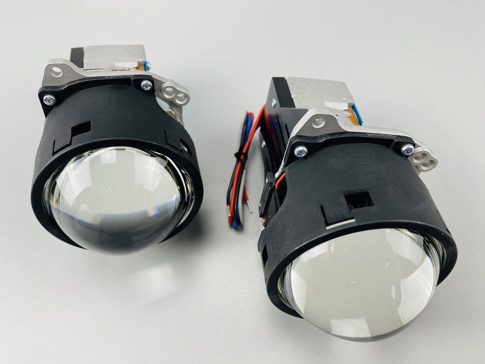 Додаткові автомобільні LED лінзи універсальні 3 inch R6D 128 мм IP67 6000 K Мукачево - фото 1