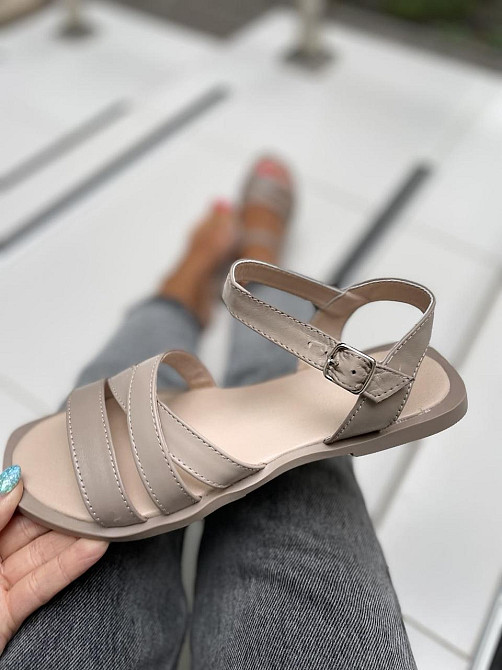 Rosta Босоніжки жіночі ROSTA 1044 бежеві (літо, шкіра натуральна) (5144) 36 Коломия - фото 1