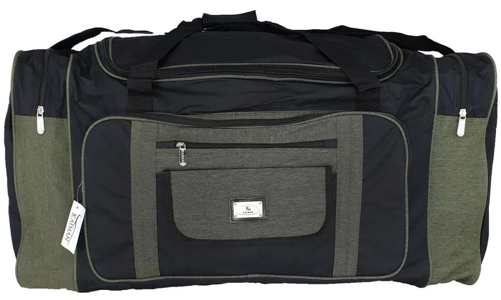 Сумка дорожня KAIMAN 80 см чорно-сіра S800702 Київ - фото 1
