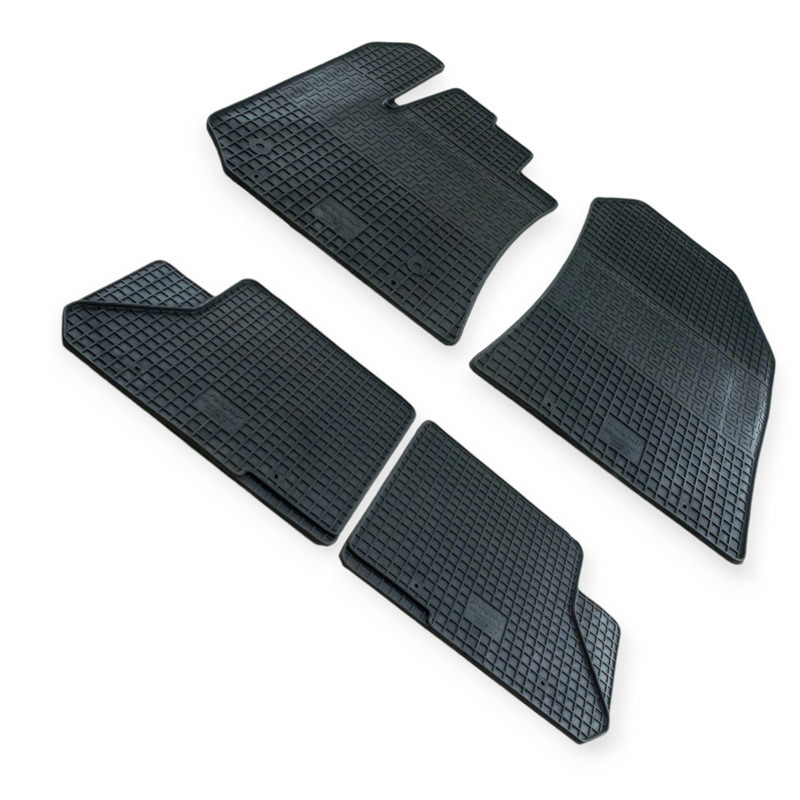 Килимки renault dokker 2012->, lodgy борт 1см, євроклітина (4шт) салону Мукачево - фото 1