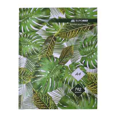 Канцелярська книга Buromax А4 FLORISTICA, 192 аркушів, клітинка (BM.24419101-04) Вінниця