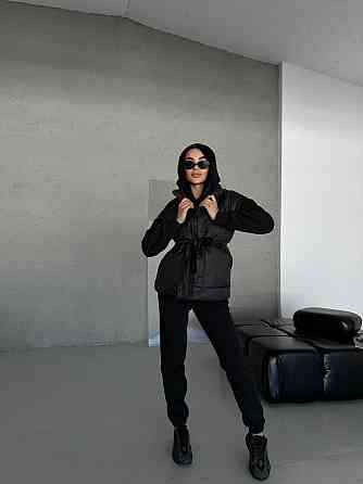 Женский теплый костюм тройка (жилетка+штаны+худи) Одесса