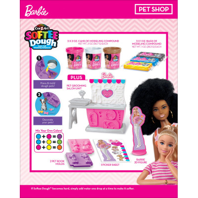 Набор для творчества Cra-Z-Art Barbie Тісто для ліплення , Зоомагазин з формами, набір 10од (34041CRA) Винница - изображение 7