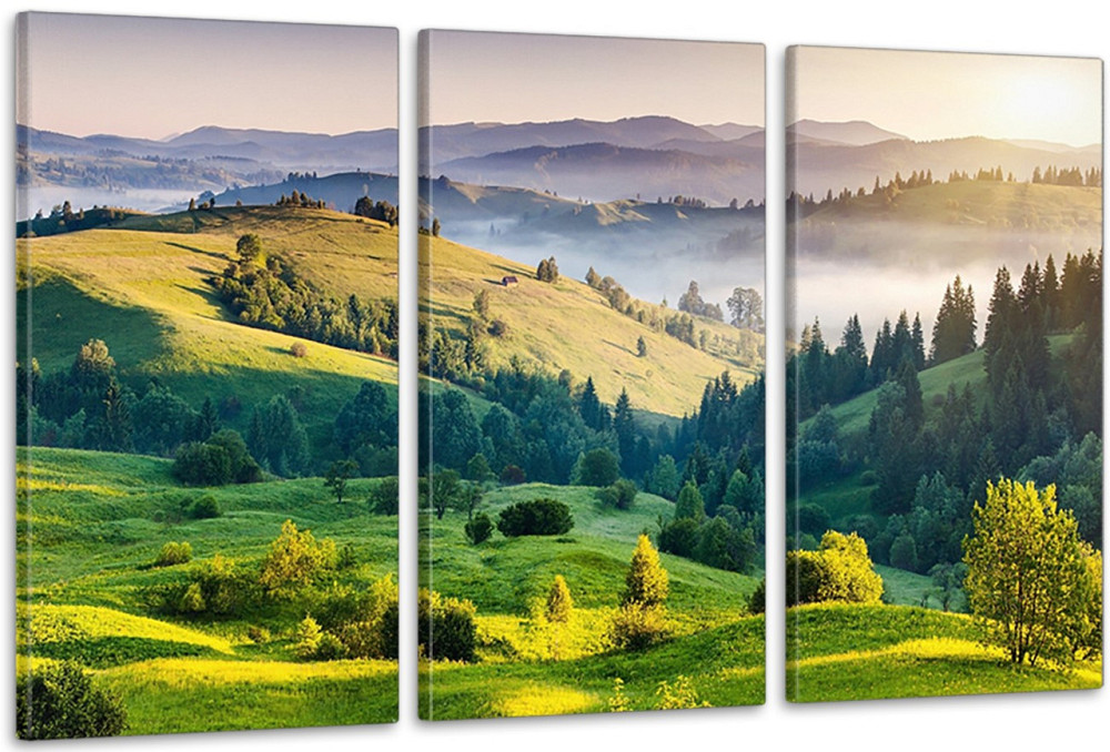 Модульна картина у вітальню/ спальню Гірський масив   ART-237_3A 100х150 см Київ - фото 1