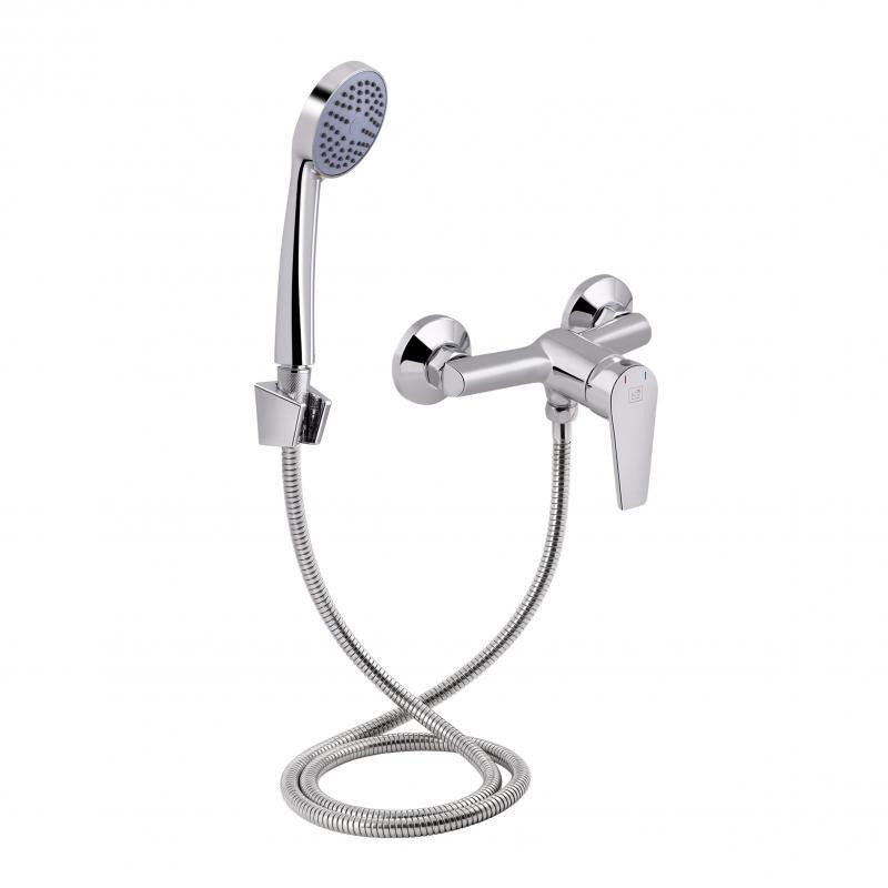 Смеситель для душа Lidz (CRM) 19 46 010 с душевым гарнитуром (LIDZCRM1946010) Киев - изображение 1