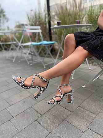 LIRIO Босоніжки жіночі леопардові з натуральної шкіри LIRIO L0275/8073-72 / Босоніжки з квадрат Коломия