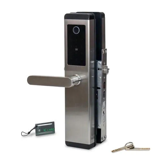 Замок біометричний автономний Trinix TRL-5304BTF Silver з Bluetooth, зчитувачем відбитків пальців і карт Mifare (65-00062) Киев