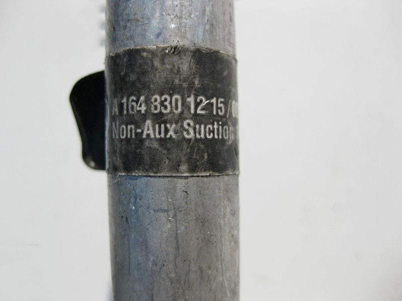 Mercedes-Benz  A1648301215 Трубка кондиціонера від розширювального клапана до колісної арки ML W164 GL X164 Одеса - фото 5