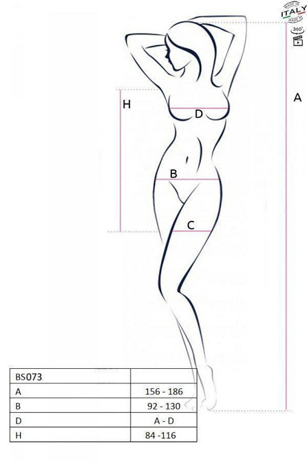 Откровенное платье-сетка Passion BS073 red Sex Aura Киев - изображение 4