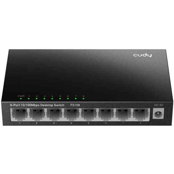 Комутатор Cudy FS108, 8 портовий 10/100 Mbps Metal Switch Вінниця