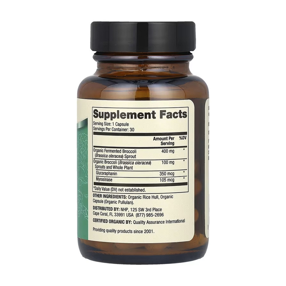 Брокколи Dr.Mercola Organic Fermented Broccoli Sprouts 30 капс Киев - изображение 2