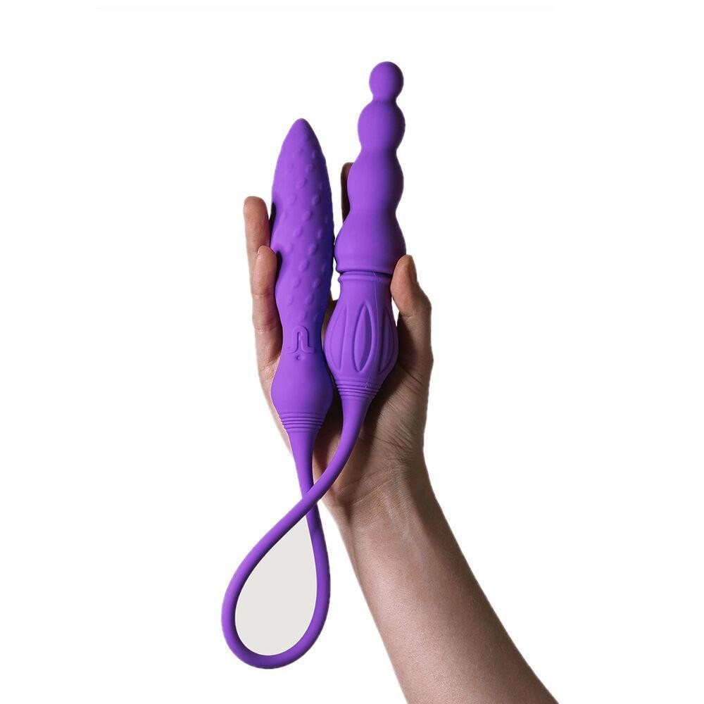 Вибратор двусторонний Adrien Lastic AD-2X с пультом LRS Sex Aura Киев - изображение 4
