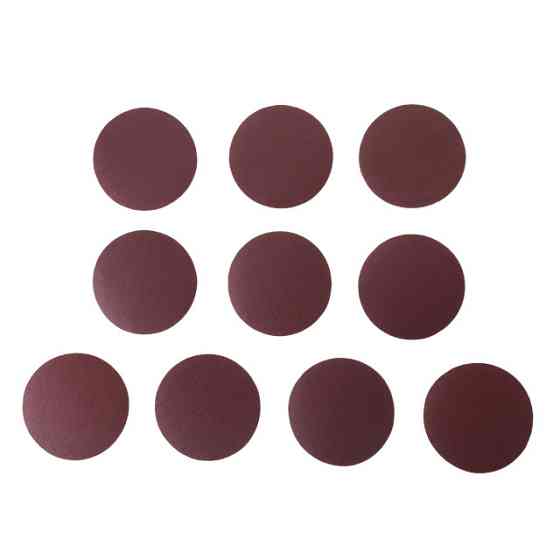 Круг наждачний на липучці 125 мм, папір клас E, щільність 220 г/м², К100, 10 од. INTERTOOL BT-0561 Київ