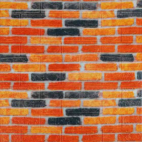 Самоклеюча 3D панель 700х770х3мм Матова Катеринославська цегла (047-3m) SW-00001440 Київ