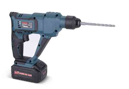 SR-149 Акумуляторний Перфоратор SDS+ 2×24В з М'якою Рукояткою, 2 Акумулятори, Набір Свердел та Насадок Одеса