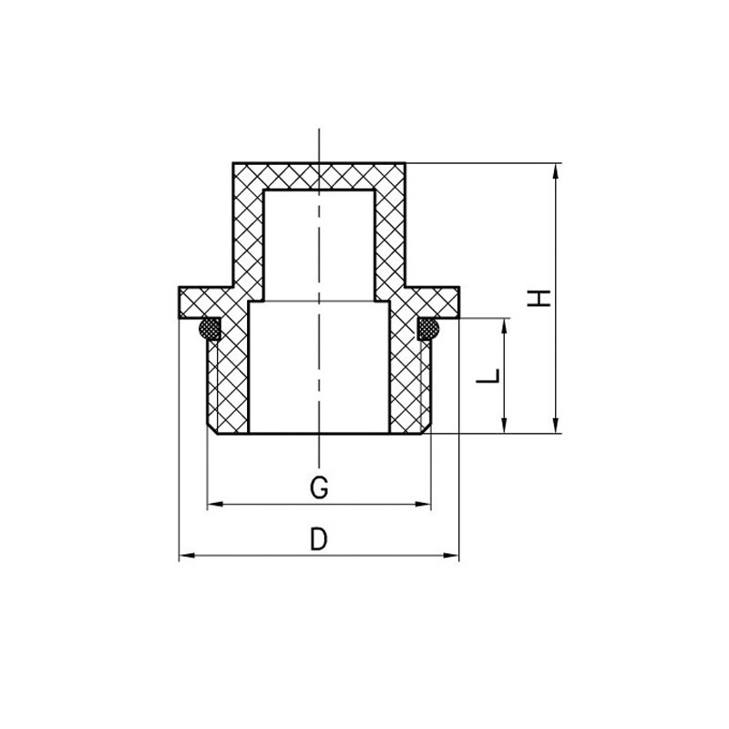 Заглушка Koer K0277.PRO - 1/2 PPR ЗР (KP2921) Київ - фото 2