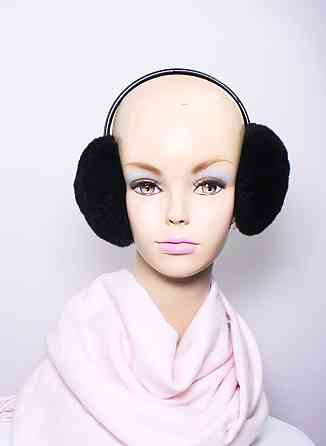 Наушники меховые женские из Rex Черный Харьков