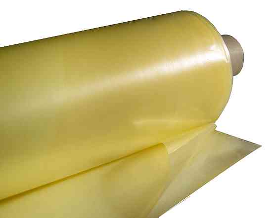 Плёнка 100мкм 6м*50м жёлтая полиэтиленовая 