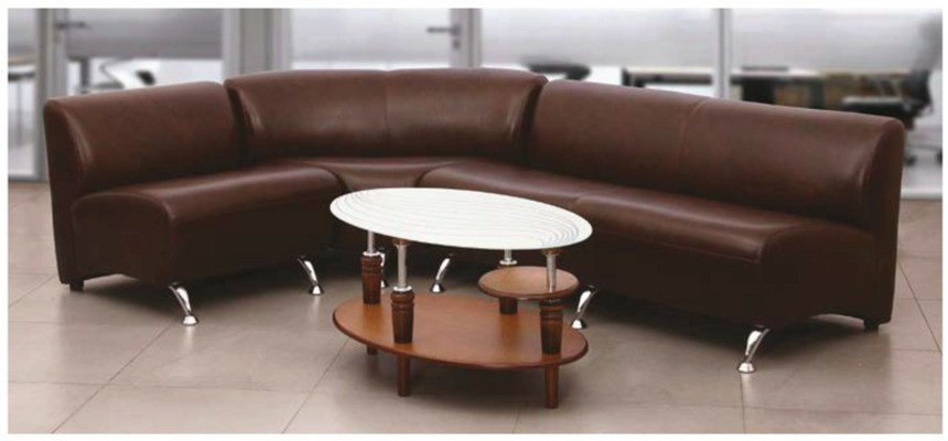 Диван Titan Florida двойка 1450х730х640 единица 700х730х640 угол 1270х730х640 Коричневый Киев - изображение 2