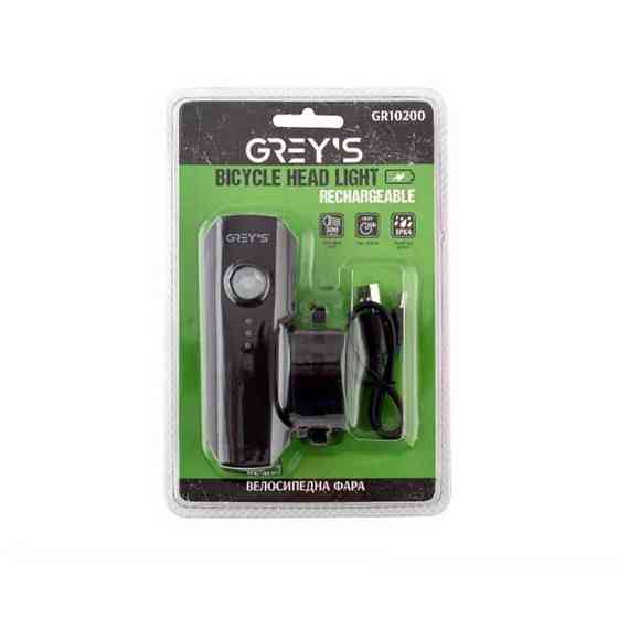 Ліхтарик на велосипед Grey's LED 300lm 1800mAh Львів
