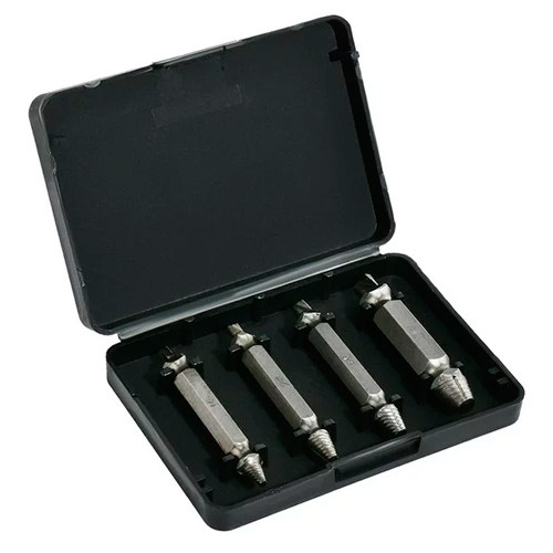 Набор экстракторов 4шт для извлечения обломков винтов, сталь HSS 4341 Винница - изображение 1