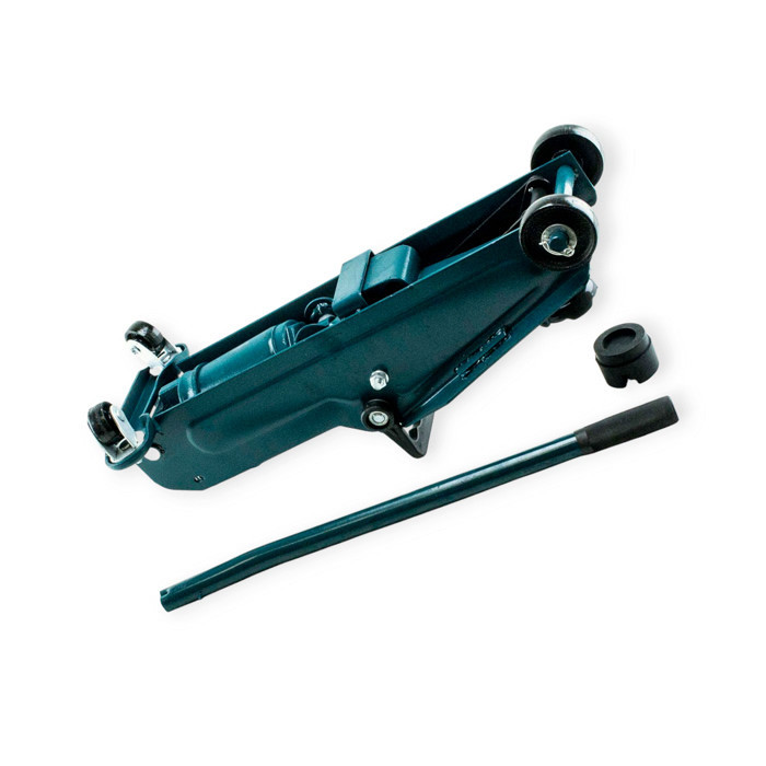 Домкрат гідравлічний підкатний 2,5 т, 133-387 мм, 11,5 кг (коробка) із запобіжником Мукачево - фото 1