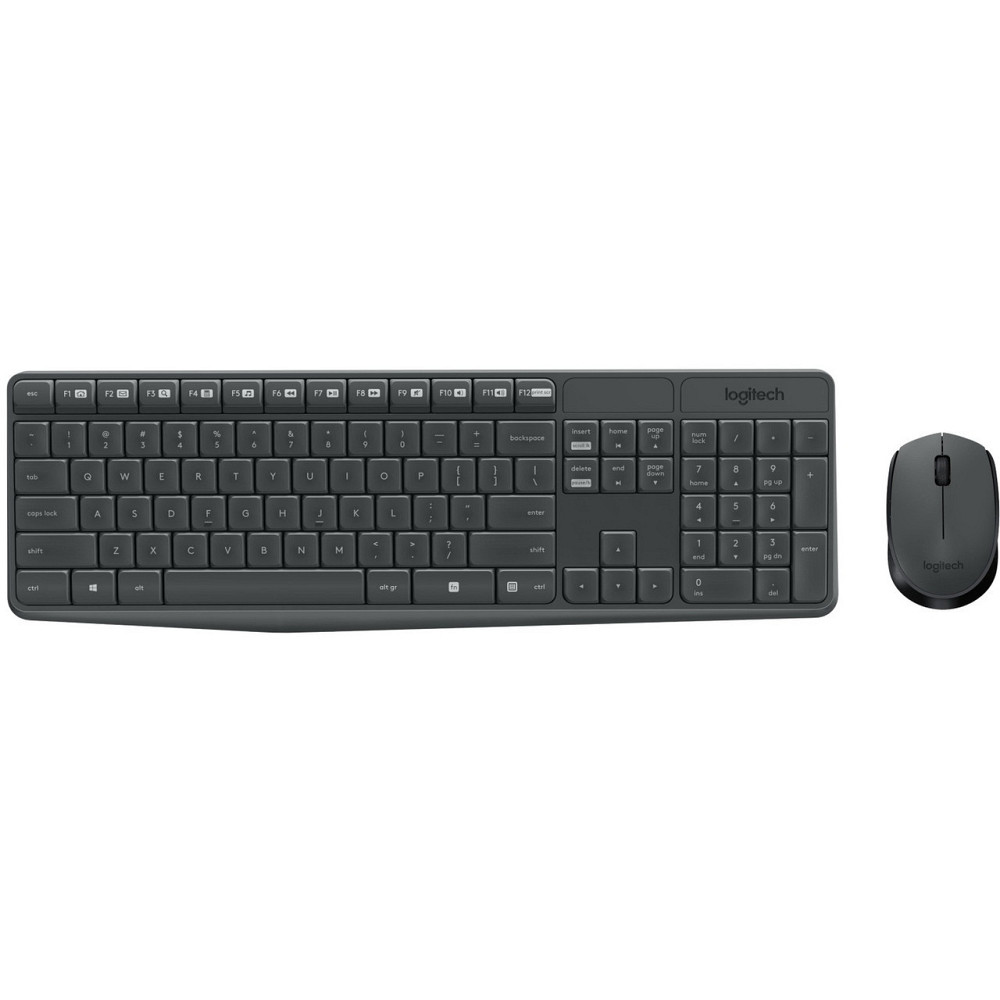 Комплект (клавіатура, миша) бездротовий Logitech MK235 Grey USB (920-007931) Сірий Харків - фото 1