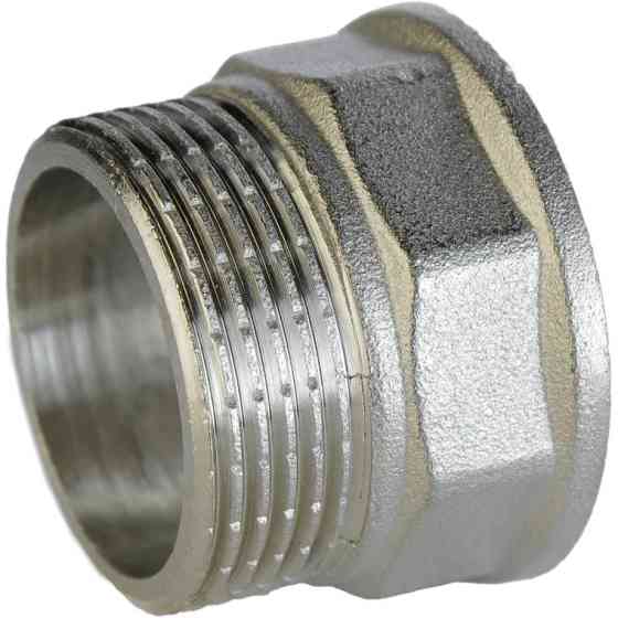 Переходник никелированный 1 1/4″ВР х 1 1/4″НР штампованный А0635А(нк) VA (000026574) Киев