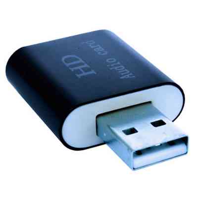 Звукова плата Dynamode USB-SOUND7-ALU black Вінниця
