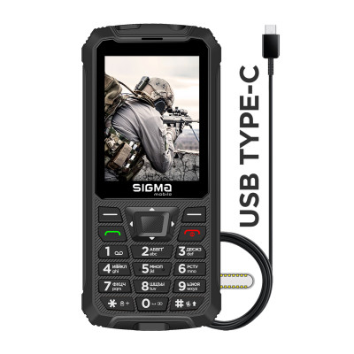 Мобильный телефон Sigma X-treme PR68 Type-C Black (4827798122419) Винница - изображение 2