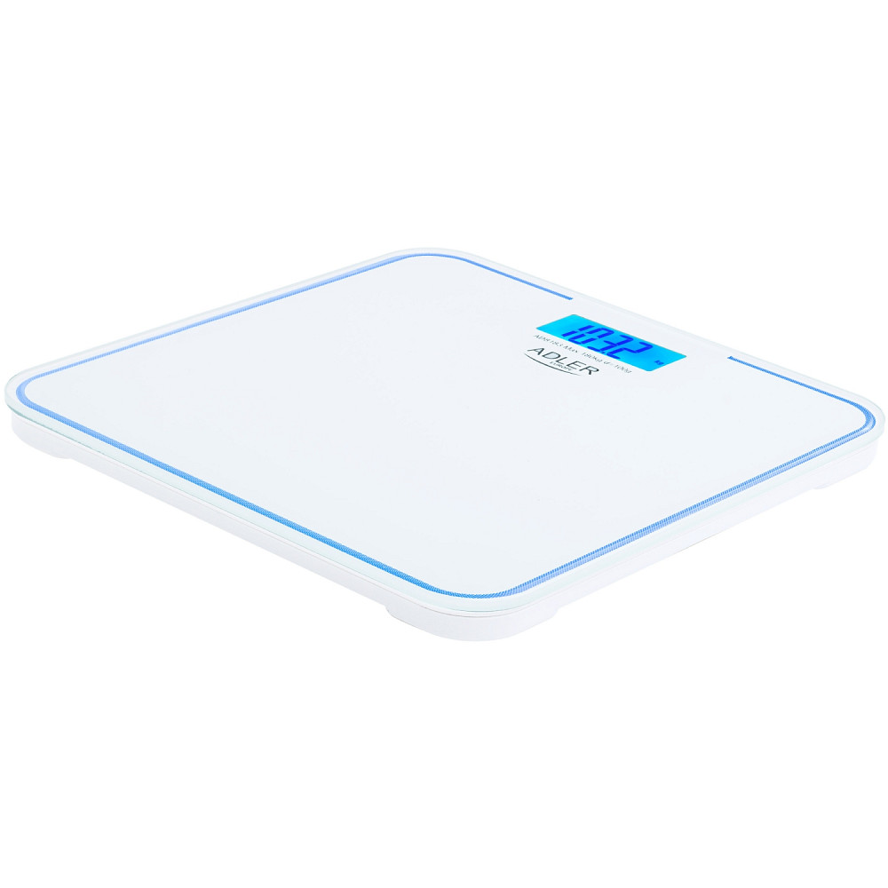 Ваги напольні Adler AD 8183 white електронні/ 180кг/ 2хААА автовимкнення/ синя підсвітка Винница - изображение 2