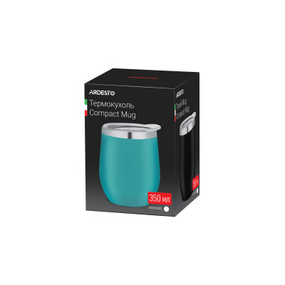 Термокружка Ardesto Compact Mug 350 мл Blue (AR2635MMS) Винница - изображение 7