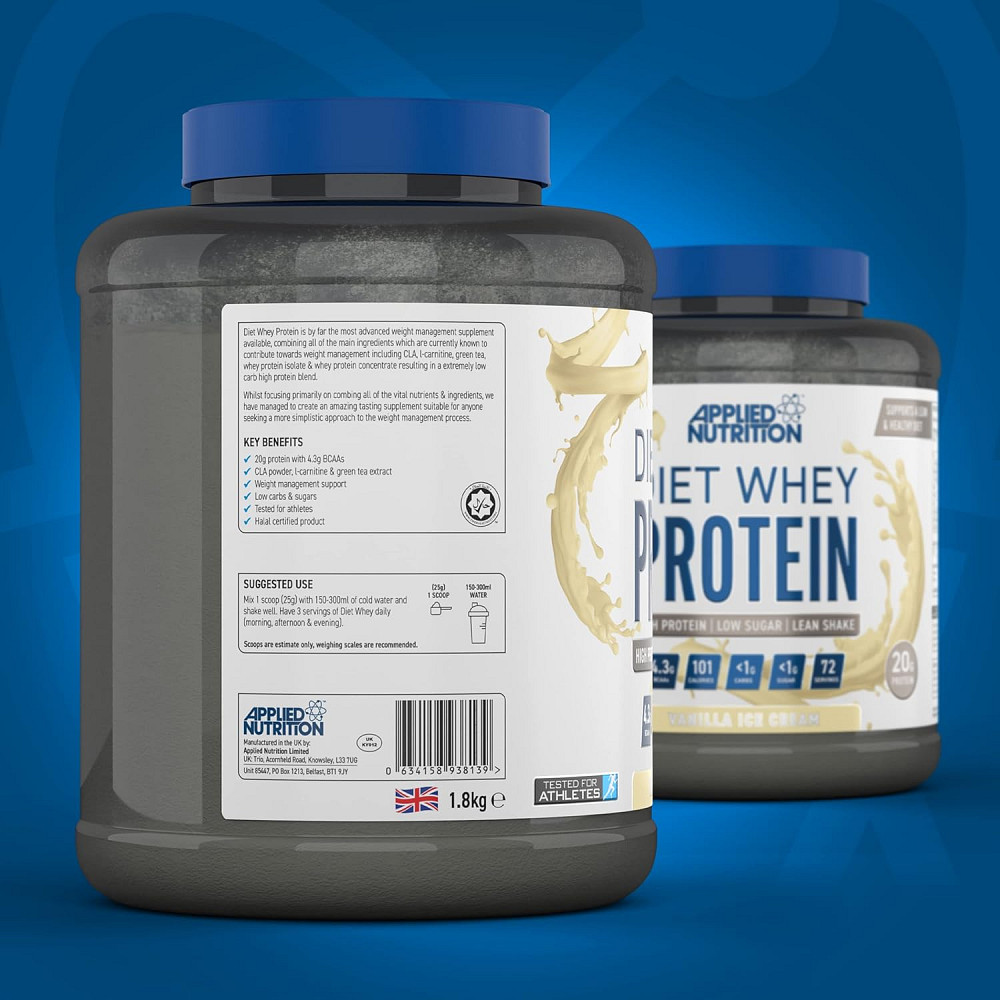 Протеин Applied Nutrition Diet Whey High Protein Powder (1.8kg - 72 Servings) (Vanilla Ice Cream) Луцк - изображение 2