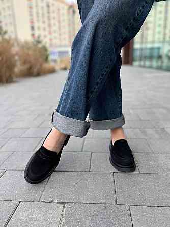 Zemira Туфлі жіночі ZEMIRA Астра/миндаль чорні (весна-осінь, замша натуральна) (5798) Коломия