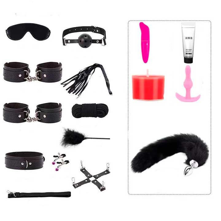 БДСМ набір з 16 предметів — Садо-мазо Вінниця - фото 1