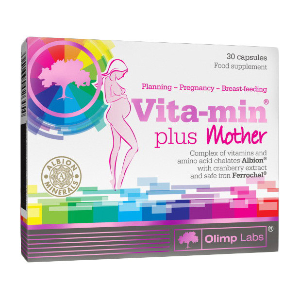 Витамины для беременных OLIMP Vita-Min Plus Mama 30 капсул Луцк - изображение 1