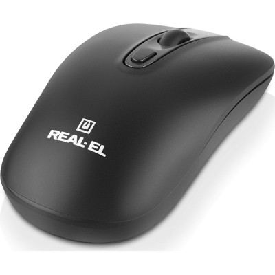 Мишка REAL-EL RM-350W Wireless Black/Gray (EL123200043) Вінниця - фото 5