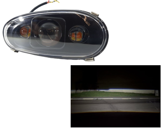 Комплект протитуманних LED фар StarLight Daewoo Lanos/Sens ближнє світло + DRL (металевий корпус) 80W ПТФ FOG Харків