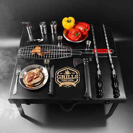 Шампура на подарунок шампури подарункові набори шампурів для шашлику шашличний набір чоловікам у коробці Тернопіль