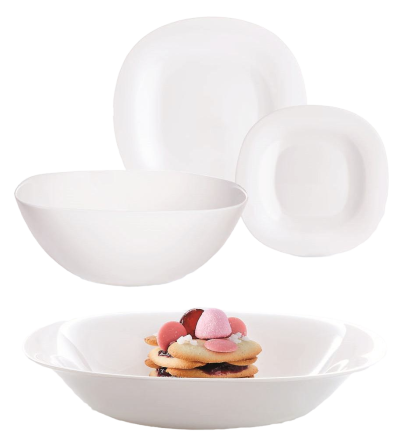 Сервіз Luminarc Carine White, 19 предметів (7082602) Київ