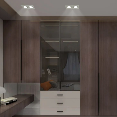 LED Світильник врізний під лампу 2*GU10 білий VL-SPF23S-W Videx Житомир